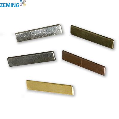 China New Type Zinc Alloy Dry Cleaning Flatback Sofa Strip Button For Furniture Decoration for sale