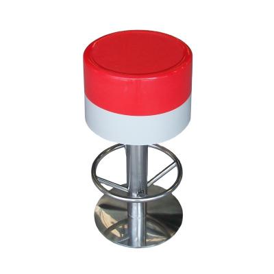 China Factory direct sale modern orange or red bar stools for school canteen canteen for sale