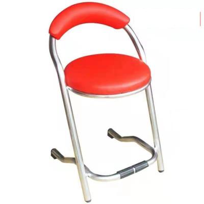 China Modern Leather Chair Stool Footrest Stool Seat And Back Gaming Chair Stool for sale