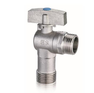 China General Forged Nickel Plated Brass Angle Valve for sale