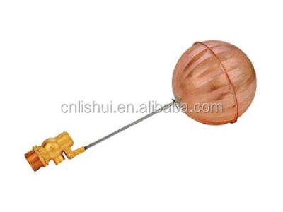 China General water tank forged brass float valve with copper ball for sale