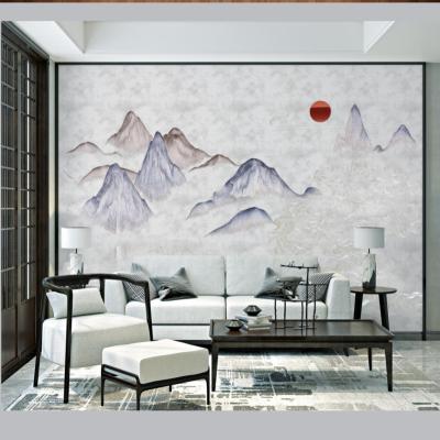 China Modern Unique Luxury Modern Home Decor Wall Cloth Embroidery Embroidery Wall Cloth Seamless Unique Simple Wallcoverings for sale