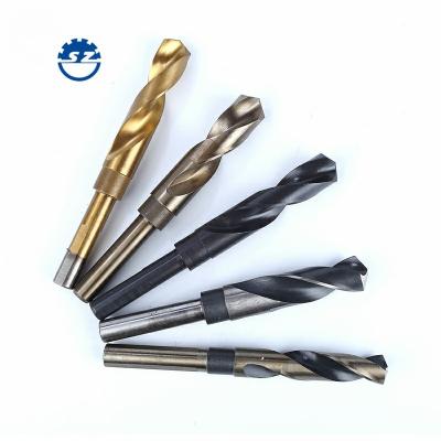 China Metal Drilling Silver And Deming Shank HSS Reduced Twist 1/2