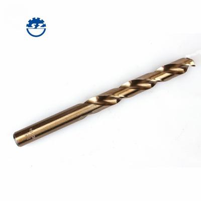 China Factory Direct Metal Drilling DIN 338 Fully Ground 5% Cobalt M35 HSS Twist Drill Bits for sale