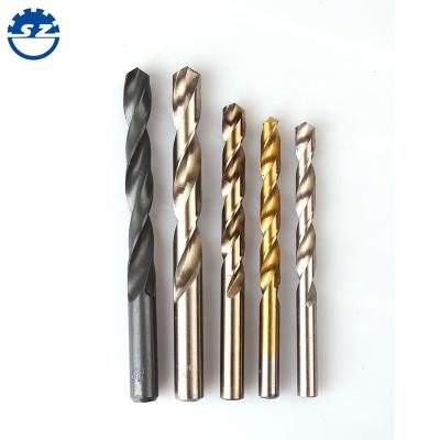 China Metal Drilling DIN 338 HSS Fully Ground Leg Straight Twist Dril Bit For Metal Drilling for sale