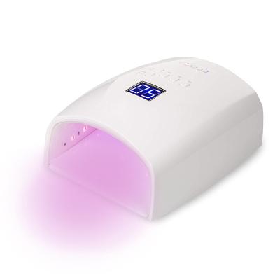 China Wholesale Price 48W High Quality Rechargeable Cordless Electric LED UV Nail Lamp With UK Plug Custom Private Logo Is Available for sale