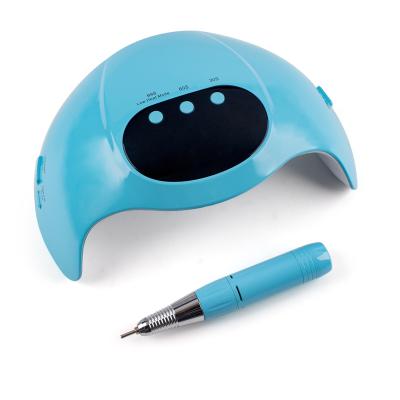 China New Design Portable Nail Drill 30000RPM High Power 48W 2 in 1 LED UV Light Nail Dryer Manicure Pedicure Lamp with USB Port for Nail Drill 30000RPM d 'nail for sale