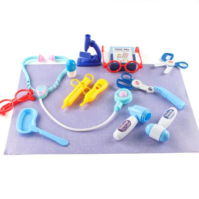 China Pretend Toy Set Plastic Wholesale Doctor Play Set Toy For Kids Educational Play Toys Pretend Preschool Toy for sale