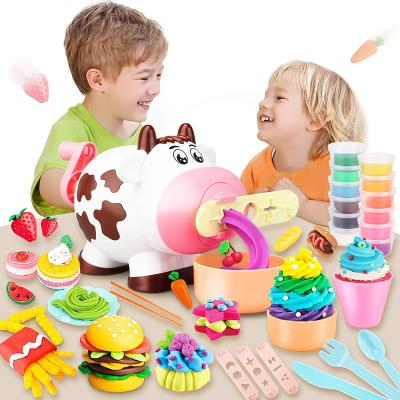 China Hand-on Clay Machine Toys Funny Colorful Play Dough Tools Kit Kitchen Creations Machine For Children Kids Playdough Ability Development Sets for sale