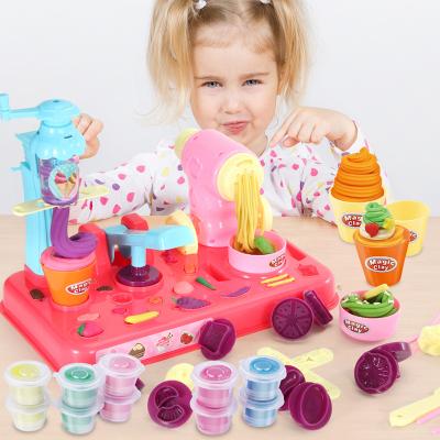 China Hand-on Capacity Development Noodle Machine Play Dough Clay Toys Kit Kitchen Creations Machine for Kids and Toddlers for sale