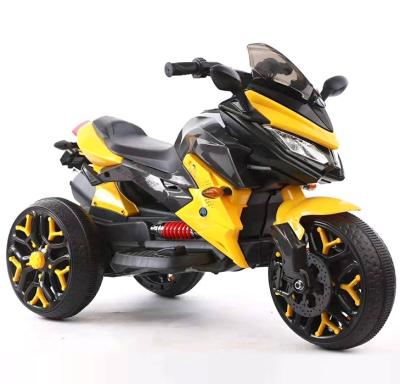 China Ride on three-wheeled remote control toy car can rest 1-6 years old baby electric toy motorcycle electric car dual-drive for sale