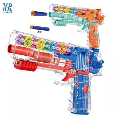 China New Cool Igniting Ball Music Toy Gun For Boys Shooting Interactive Game Paintball Ball Close Soft Paintball Toy Gun for sale