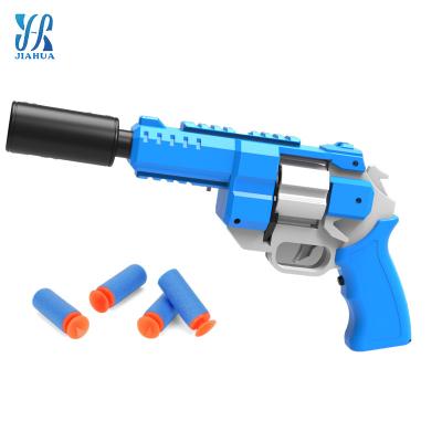 China Plastic Gun Toy Children's Toy Children's Revolver Revolver Shooting Game Foam Prop Air Gun Air Gun Prop Foam Gun Toy Revolver Toy Gun for sale