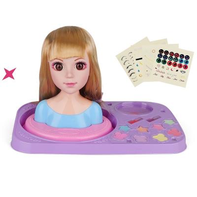 China Diy Dress Up Half Body Doll Accessories Hairpin Hair Weaving Machine Creative Diy Toys for sale