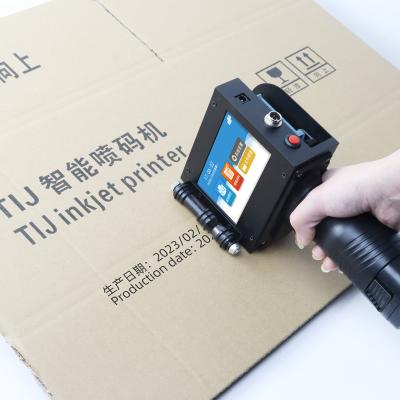 China Hotels TIJ Portable Handheld Inkjet Printer Barcode QR Glass Bottle Expiry Batch Date Code Printing Machine With Factory wholesale for sale