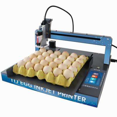 China Hotels Automatic egg inkjet printer Small full plate inkjet printing Production date Serial number Egg duck egg inkjet printer for sale