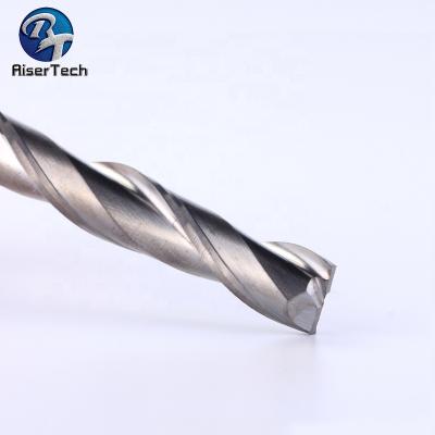 China Machining CNC Chiper Price CNC Tools Manufacturer Two Flute Flat Milling Square Up End Mill Cut For MDF Wood Hardwood router bit for sale