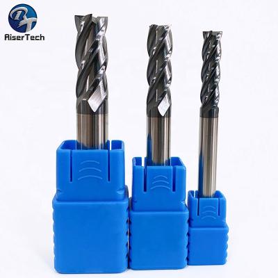 China CNC Milling Machining End Mill 4 Spline hrc45 Coated Milling Cutters For Metal Working Tools for sale