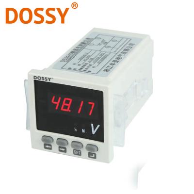 China electric meter DS5240-U voltmeter 48*48mm panel type LED voltage meter panel voltage meter panel mount for sale