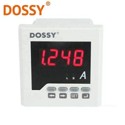 China 72*72mm DS5230S-I Amp Panel Meter Short Type Single Phase Current Panel Meter Mount for sale