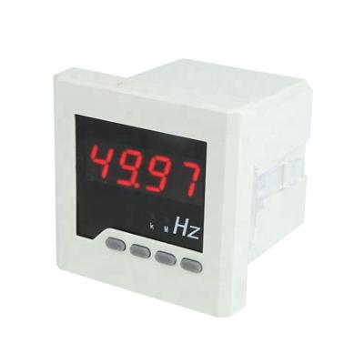 China Supply LED Display Meter Size 0.5 Intelligent Frequency HZ Meter Panel Mounts 80*80mm for sale