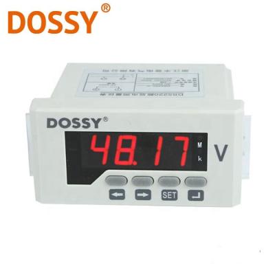 China Single Phase Intelligent Electric Voltmeter With Analog Output Panel Mount for sale