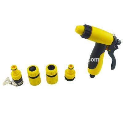 China GESU Soft Low Pressure Water Trigger Spray Gun and Hose Connectors Set for sale