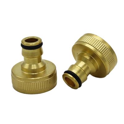 China GESU Female Tap Connector 1 Inch Multi Hose Garden Faucet Hose Connector Concorde Hose End Connector for sale