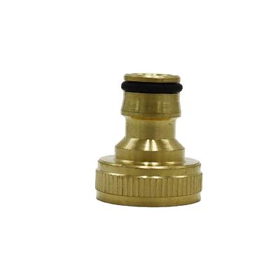 China Tap Connector GESU Suppliers Metal Hose Connector Female Chinese Garden Hose Fitting Quick Connector Female Garden Hose Connector for sale