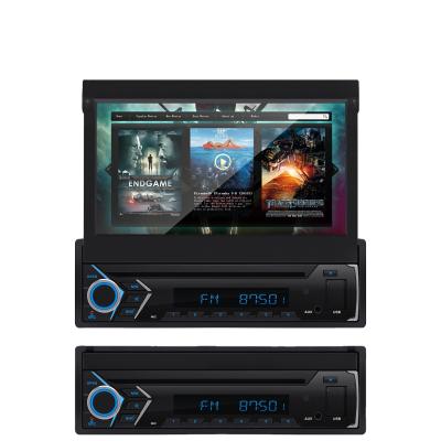 China High Quality Flysonic GPS Flat Panel Display BT Navigation With 7 Inch Touch Screen Telescopic Car Radio for sale