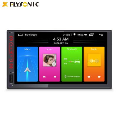 China Flysonic GPS Multimedia Screen Car Radio Android Camera Video Handsfree Player 7 Inch Car DVD Player for sale