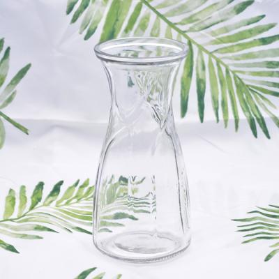 China wedding minimalist flower quality size glass vase for home decorative for sale