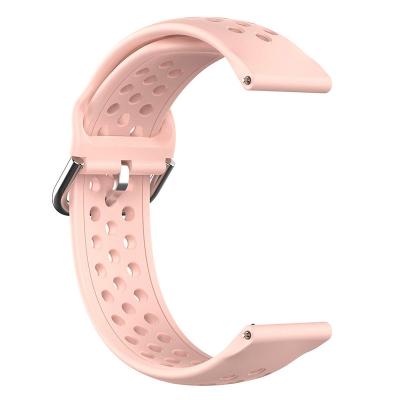 China Replacement Silicone 22mm 20mm Silicone Watch Band Wrist Rubber Strap For Samsung Huawei Strap for sale