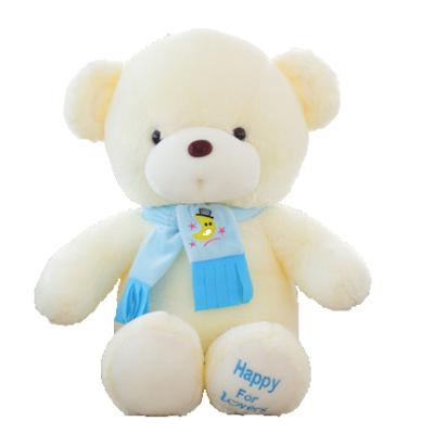 China New lovely promotional items bear toy teddy bear toy with scarf squinting bear toy birthday gift for sale