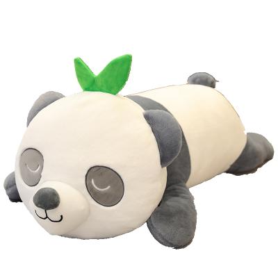 China Promotional gifts tops plush toy panda plush toy big panda cute soft stuffed head pillow for sale