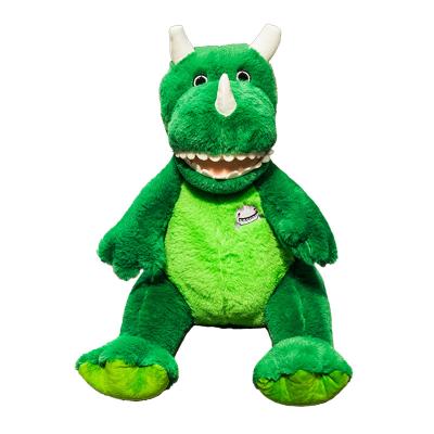 China Rabbit Fur Toy Dinosaur Stuffed Animal Doll High Quality Cheap Soft Dinosaur Doll Cute Animal Variety for sale