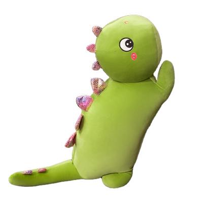 China Cute Dinosaur Stuffed Toy Doll Bed Super Soft Sleep Pillow Eco-friendly Material Can Cut Legs Doll for sale