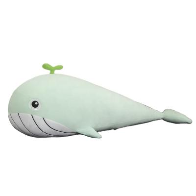 China Creative Stuffed Doll Product Whale Plush Toy, New Cartoon Soft Stocking Cotton Marine Animal Pillow for sale