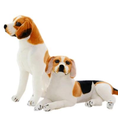 China Large Size Huge Modeled Realistic Simulation Dog Toy Stuffed Plush Dog Toy for sale