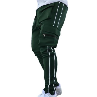 China Breathable Atmospheric Friendly Affordable Polyester Cotton Cargo Jogging Pants Men for sale