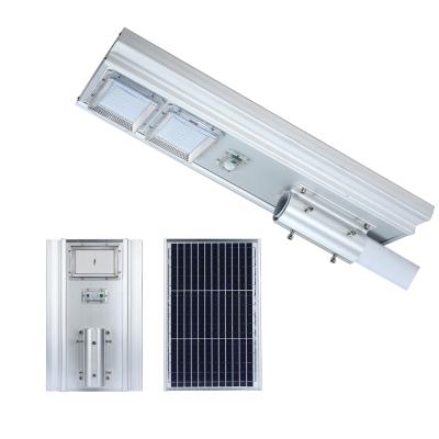 China Photosensitive Sensing + Human Body Sensing All In One 50w 100w 150w 250w Street Light Housing Solar Street Light System Lamp Street Light for sale