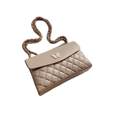 China 2020 Fashion Korea DOOR New Style Luxury Handbags For Women Elegance Small Cross-body Bag Diamond Pattern Chain Bag for sale