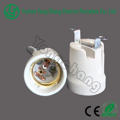 China Screw Factory Direct Sale E27 Ceramic Lamp Holder Bracket for sale