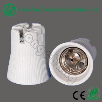 China Screw Made In Porcelain E40 Flood Light Lamp Holder for sale