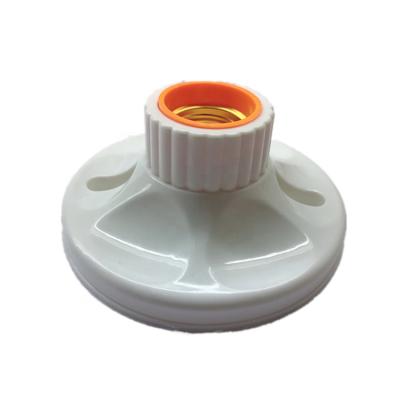 China High Quality Bakelite Screw Base Lamp Holder Round Plastic e27 Lamp Holder for sale