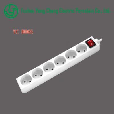 China 3/4/5electric socket 6 electrical switch and socket outlets for sale