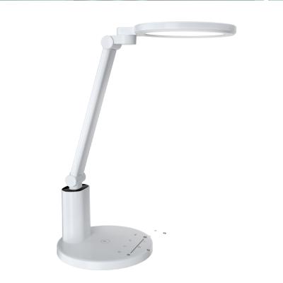 China Modern Smart Study Mirror Lamp Led Table Lamp Usb Phone Charging Lamparas De Mesa Con Cargador De Cellular for sale