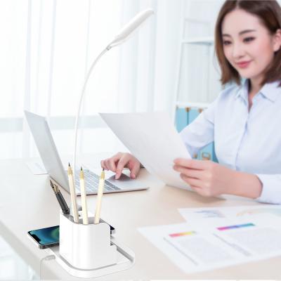 China Microphone Betka Night Light Radio Charger 3 in 1 Led Bedside Lamp with Qi Wireless Charger Led Fill Lamp for sale