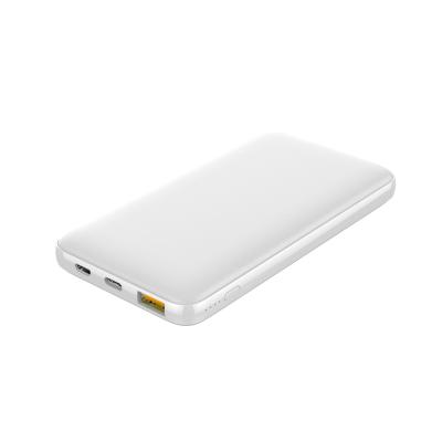 China Fast Charging Support Slim Powerbanks For IOS Android Multiple Type C Ports 10000 Mah Portable Charger Slim Power Bank 10000Mah for sale