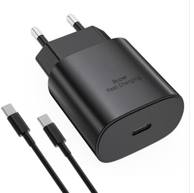 China Fast Charging Speed ​​25W Mini Foldable Wall Charger Pd 25W Wall Charger Temperature Protection C Port for sale